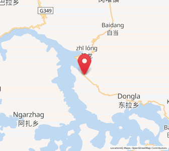 Map of Dongla, Tibet
