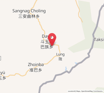 Map of Douyu, Tibet