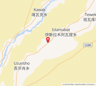 Map of Han’airike, Xinjiang