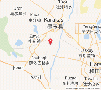 Map of Jiahanbage, Xinjiang
