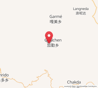 Map of Jiaqin, Tibet