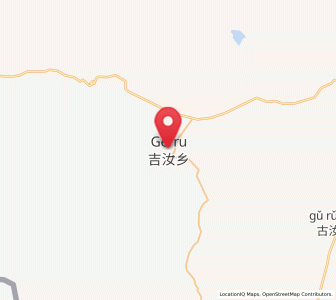 Map of Jiru, Tibet