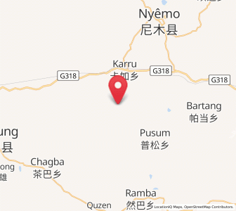 Map of Kangxung, Tibet