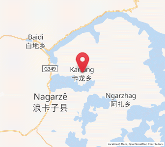 Map of Karlung, Tibet