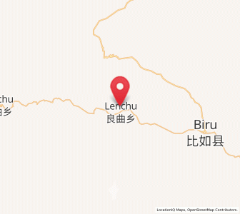 Map of Lainqu, Tibet