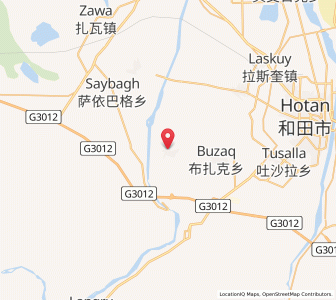 Map of Layka, Xinjiang