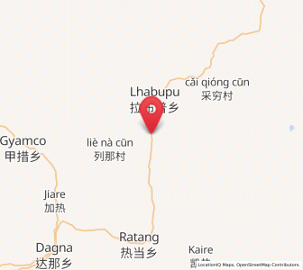 Map of Lhabupu, Tibet