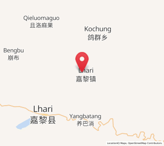 Map of Lhari, Tibet