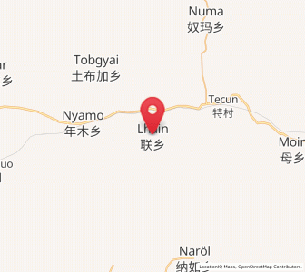 Map of Lian, Tibet