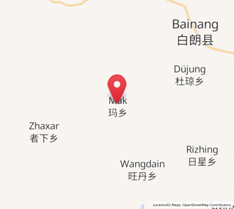 Map of Ma Xiang, Tibet