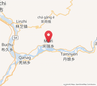 Map of Mainri, Tibet