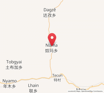 Map of Nubma, Tibet