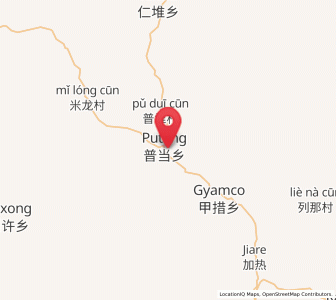 Map of Pundam, Tibet