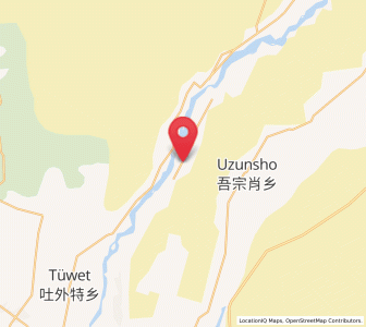 Map of Segezikule, Xinjiang