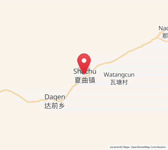 Map of Xagqu, Tibet