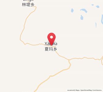 Map of Xarma, Tibet