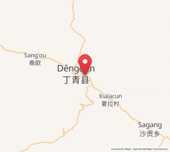 Map of Xiexiong, Tibet