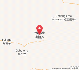 Map of Yoiqag, Tibet
