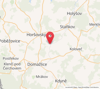 Map of Blížejov, Plzeň Region