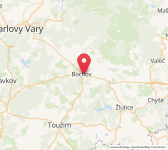 Map of Bochov, Karlovarský kraj