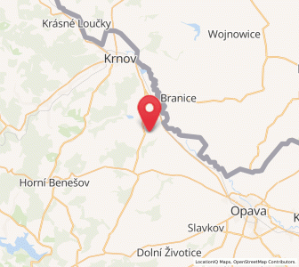 Map of Brumovice, Moravskoslezský