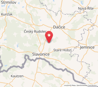 Map of Cizkrajov, Jihočeský kraj