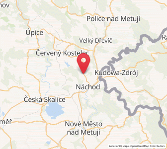 Map of Dolní Radechová, Královéhradecký kraj
