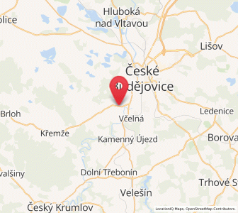Map of Homole, Jihočeský kraj
