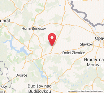 Map of Jakartovice, Moravskoslezský