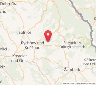 Map of Javornice, Královéhradecký kraj