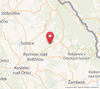 Map of Liberk, Královéhradecký kraj