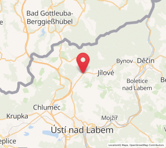 Map of Libouchec, Ústecký kraj