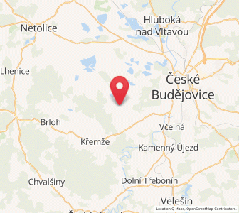 Map of Lipí, Jihočeský kraj