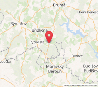 Map of Lomnice, Moravskoslezský