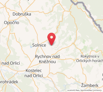 Map of Lukavice, Královéhradecký kraj