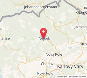 Map of Nejdek, Karlovarský kraj