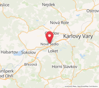 Map of Nové Sedlo, Karlovarský kraj