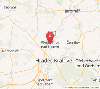 Map of Předměřice nad Labem, Královéhradecký kraj