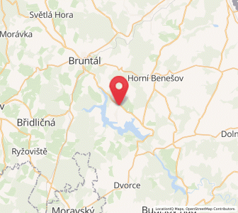 Map of Razová, Moravskoslezský