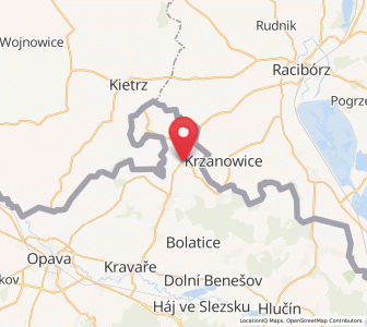 Map of Rohov, Moravskoslezský