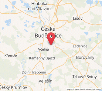 Map of Roudné, Jihočeský kraj