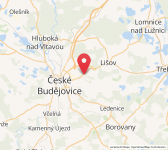 Map of Rudolfov, Jihočeský kraj