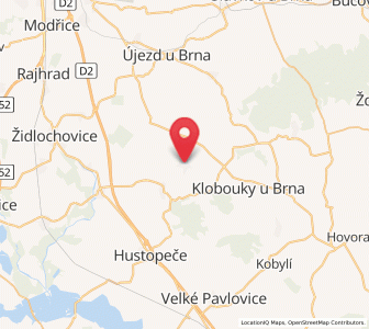 Map of Šitbořice, South Moravian