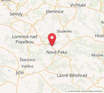 Map of Stará Paka, Královéhradecký kraj