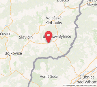 Map of Štítná nad Vláří, Zlín