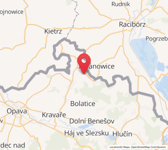 Map of Strahovice, Moravskoslezský