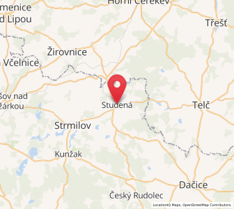 Map of Studená, Jihočeský kraj