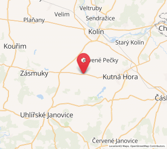 Map of Suchdol, Central Bohemia