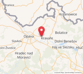 Map of Velké Hoštice, Moravskoslezský
