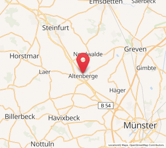 Map of Altenberge, North Rhine-Westphalia